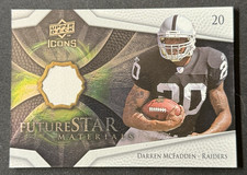 2008 Upper Deck Icons - Future Stars Materials Silver Darren McFadden #FSM4