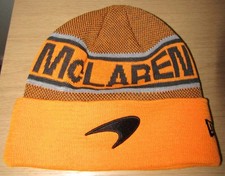 New Era McLaren F1 Beanie Hat Light Orange And One Size That Fits Most Adults