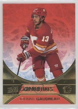 2021-22 Upper Deck Credentials Red 101/199 Johnny Gaudreau #8 10ft