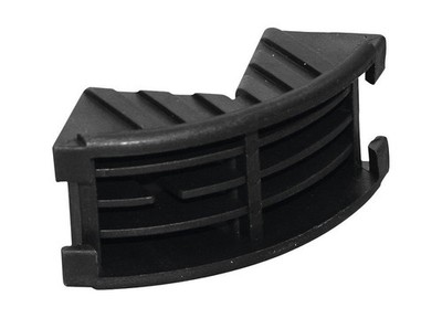 Kerbl Lightweight Edge Protector - Black Fits 25mm Strap, 90° Angle, Kun...