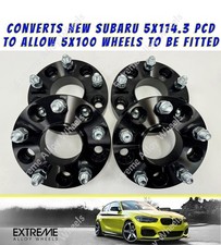 20mm 5x100 to 5x114.3 Hubcentric Wheel Adapters For Subaru Forester 2018 On