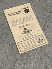 N64 Nintendo 64 Expansion Pak Instruction Manual Book INSERT See Photos