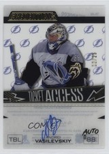 2024-25 Credentials 2024-25 Upper Deck Update 12/25 Andrei Vasilevskiy Auto 0o45