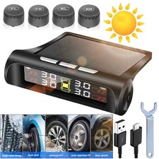 Tpms Wireless Solar Tire Pressure Monitoring System 4 External Sensors Universal Tpms Wireless Solar Tire Pressure Monitoring System 4 External Sensors Universal