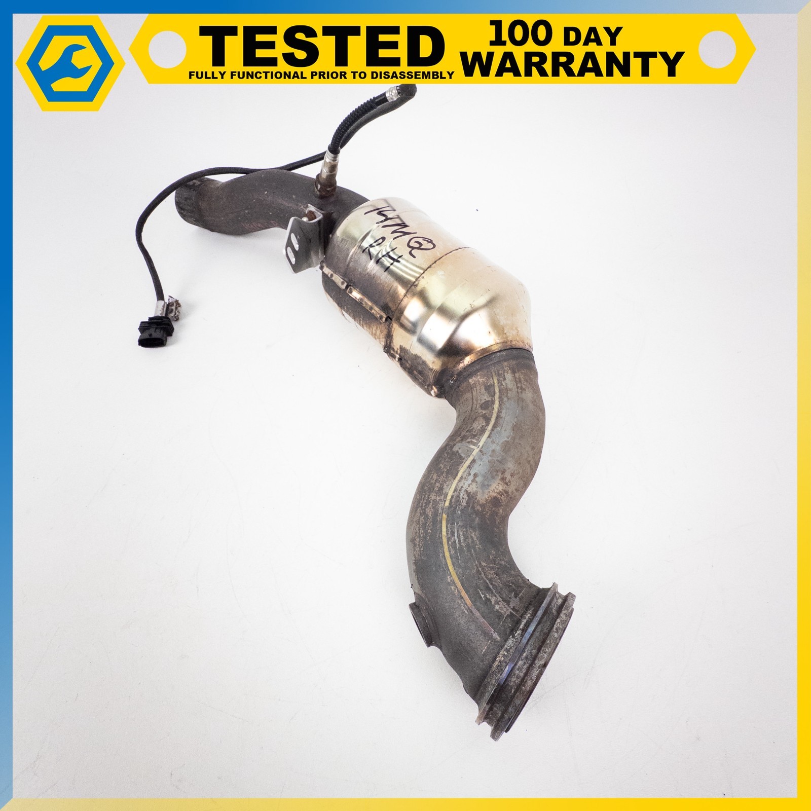14-19 MASERATI QUATTROPORTE GHIBLI 3.0L ENGINE RIGHT SIDE EXHAUST DOWNPIPE OEM