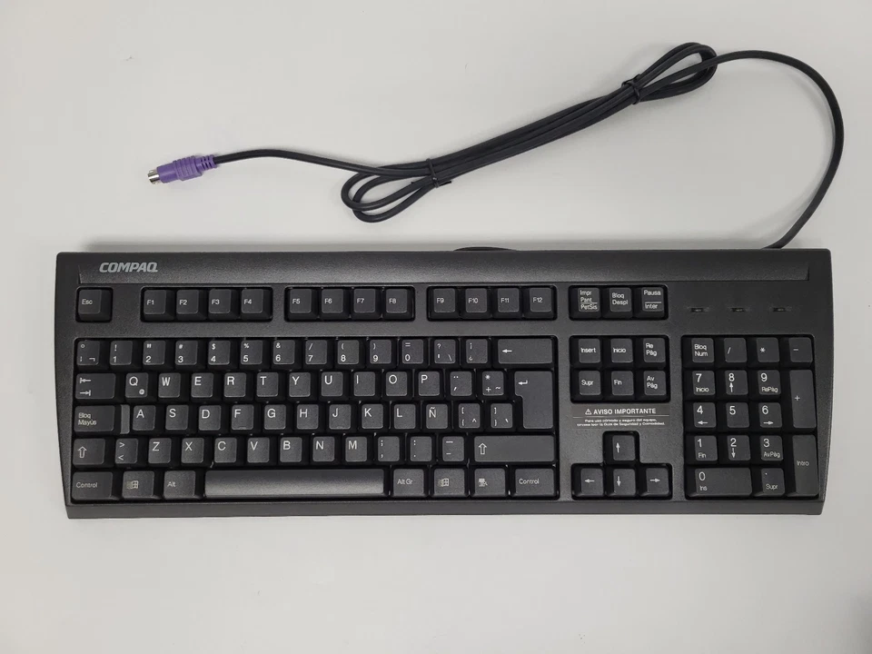 Compaq KB-9965 Keyboard PS/2, Spanish/Español Keys - Image 3 of 4