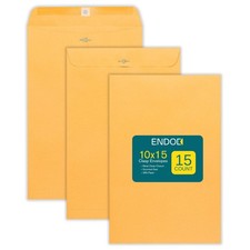 Clasp Envelopes - 10 x 15 Inch Brown Kraft Catalog 10 x 15,