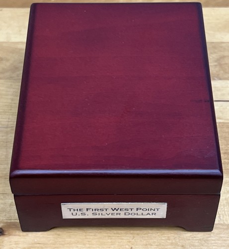 1990 The First West Point Silver Dollar Eisenhower Centennial Dollar in Case - Picture 9 of 9