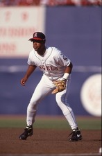 35 mm Color slide of California Angels slugger Eduardo Perez. #40