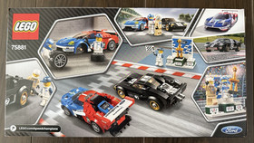 LEGO SPEED CHAMPIONS: 2016 Ford GT & 1966 Ford GT40 (75881) New & Sealed