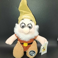 Disney World Doc Stuffed Plush 11" Tall Snow White Seven Dwarfs