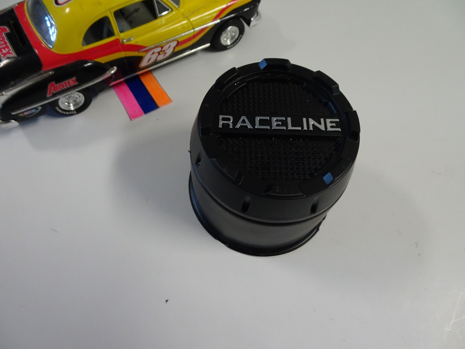 Raceline Flat Black Custom Wheels Center Cap # C319T840F-FB-image