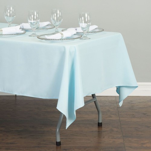 LinenTablecloth 60 x 102 in Rectangular Polyester Tablecloth Wedding Event Party - Picture 51 of 73
