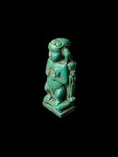 Amulet of Pataikos Flanked by Goddesses , Egyptian Ancient Near East Art