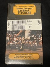 GOLDEN GREATS of BASEBALL PITCHERS (VHS, 1988)