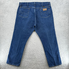 Wrangler Jeans Men's 42x30 Measured 40x30 Blue Cowboy Cut Original Fit