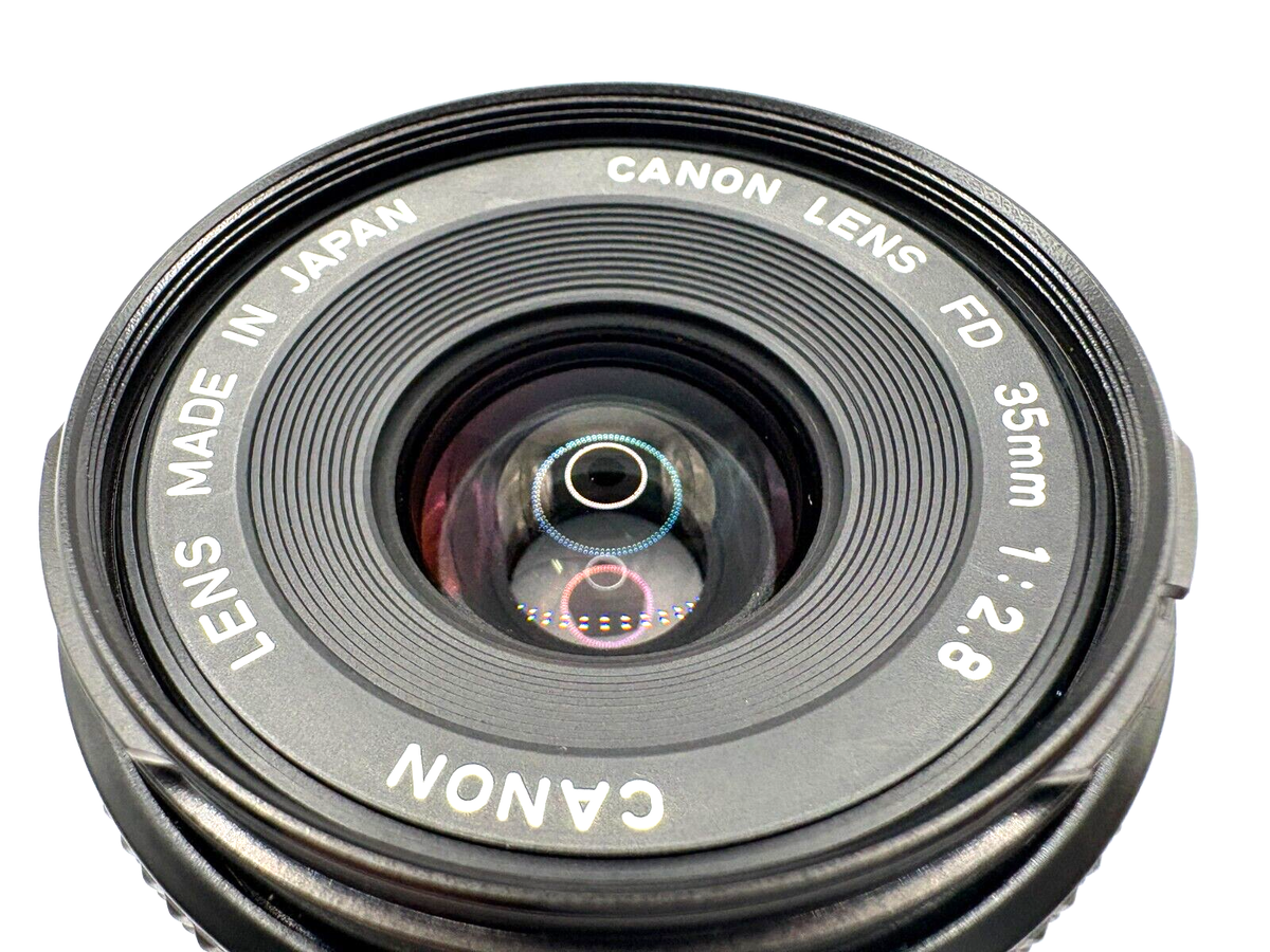 MINT] Canon New FD NFD 35mm f/2.8 MF Wide Angle Camera Lens From