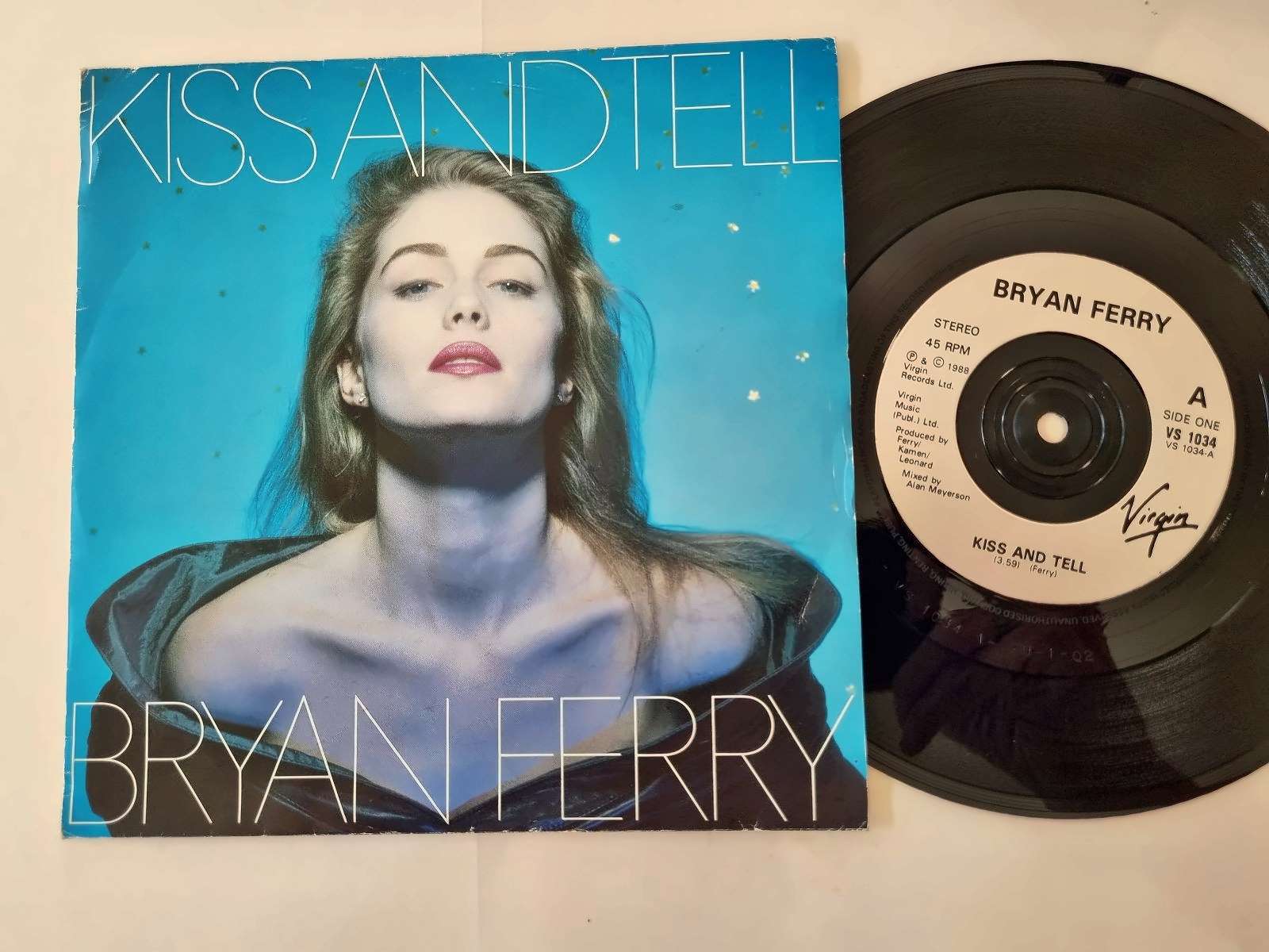 Bryan Ferry - Kiss and tell 7'' Vinyl UK