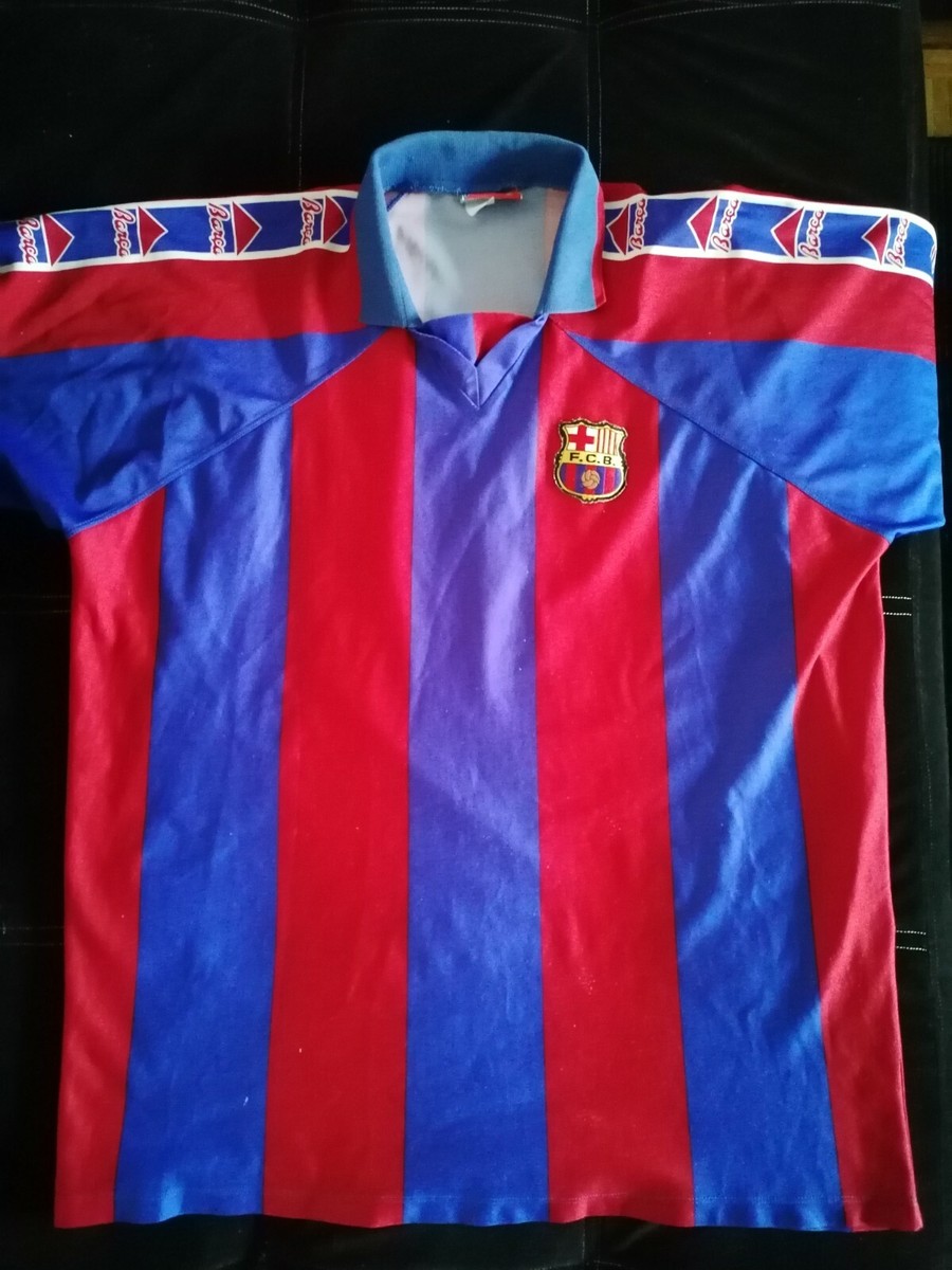 【希少】90s バルセロナ ユニフォーム ROGER'S製 XL FC BARCELONA JERSEY RONALDO OFFICIAL FAN JERSEY ROGER'S XL XXL | eBay