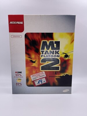 Pc Spiel Big Box - M1 Tank Platoon 2 - Rar Retro Sammler Selten Computer Game