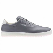Adidas Adipure SP Mens Spikeless Golf Shoes Waterproof Leather Grey