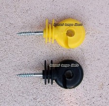 25pcs Self Tapping Wire and Rope Electric Fence Insulators