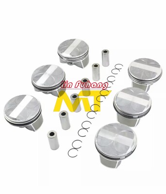 Pistons & Rings Set Φ88mm For Mercedes-Benz C300 E280 E300 S300 2.5L 3.0L M272