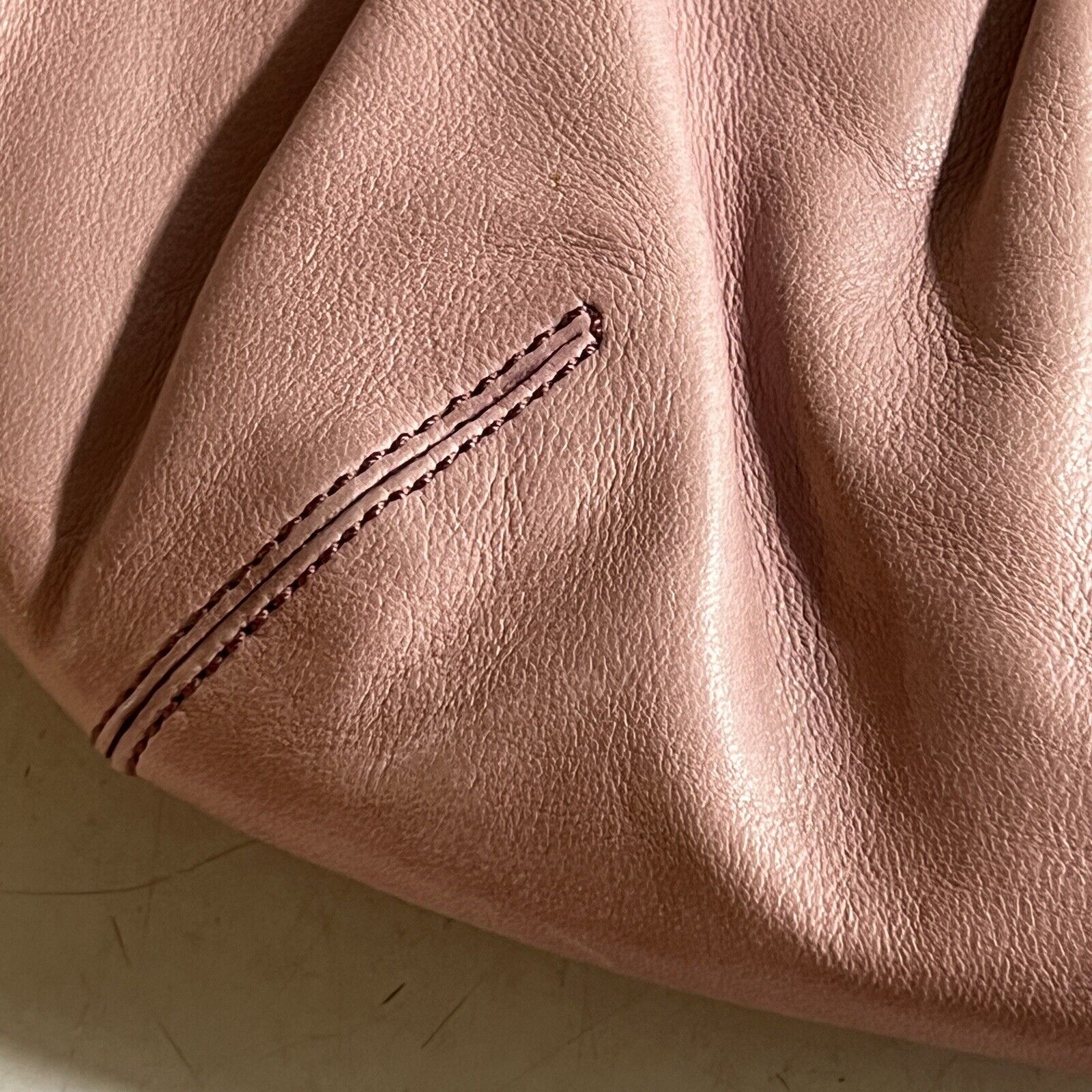 Vintage Coach Leather Ballet Pink Shoulder Bag - image 10