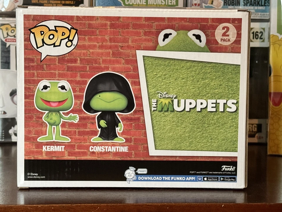 Funko Pop Figur Muppets Kermit And Constantine Meme 2 Pack - Bild 3 von 4