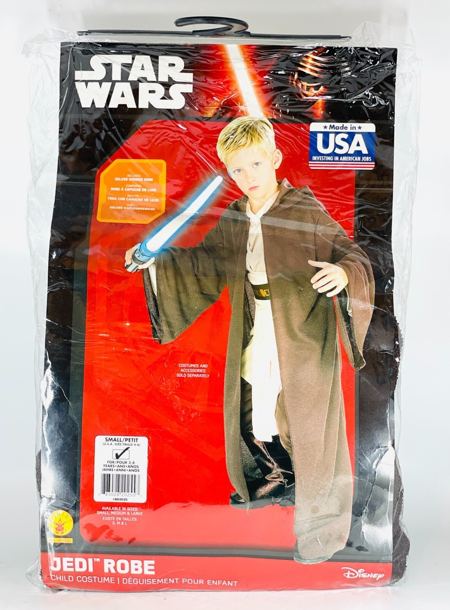 Rubie&rsquo;s Star Wars Jedi Deluxe Hooded Robe Child Costume - Small (4 
