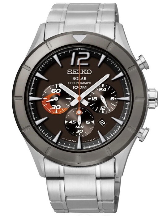 Seiko Criteria Chronograph Solar Men's Watch SSC169P1 | eBay