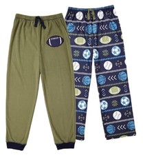 Saint Eve Boys Sleep Pant 2-Pack Green/Blue Sports