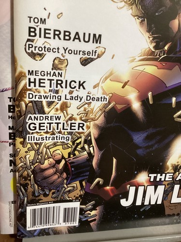2014 SKETCH MAGAZINE #43 FUMETTO ARTE CONSIGLI E TECNICHE L'ARTE DI JIM LEE - Foto 4 di 6