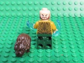 LEGO Aquaman Dark Brown Hair minifigure 76085 Super Heroes DC Batman BH12