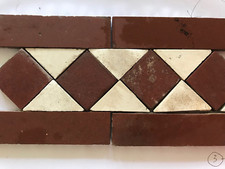 Reclaimed Antique Victorian Vitrified Floor tiles - quantity as listed