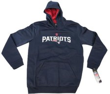 New England Patriots YOUTH Size L Large 14/16 Blue Hoodie