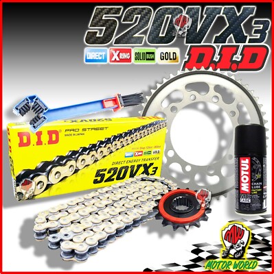 KIT TRASMISSIONE CATENA DID CORONA PIGNONE KTM DUKE 390 2013 2014 2015 2016
