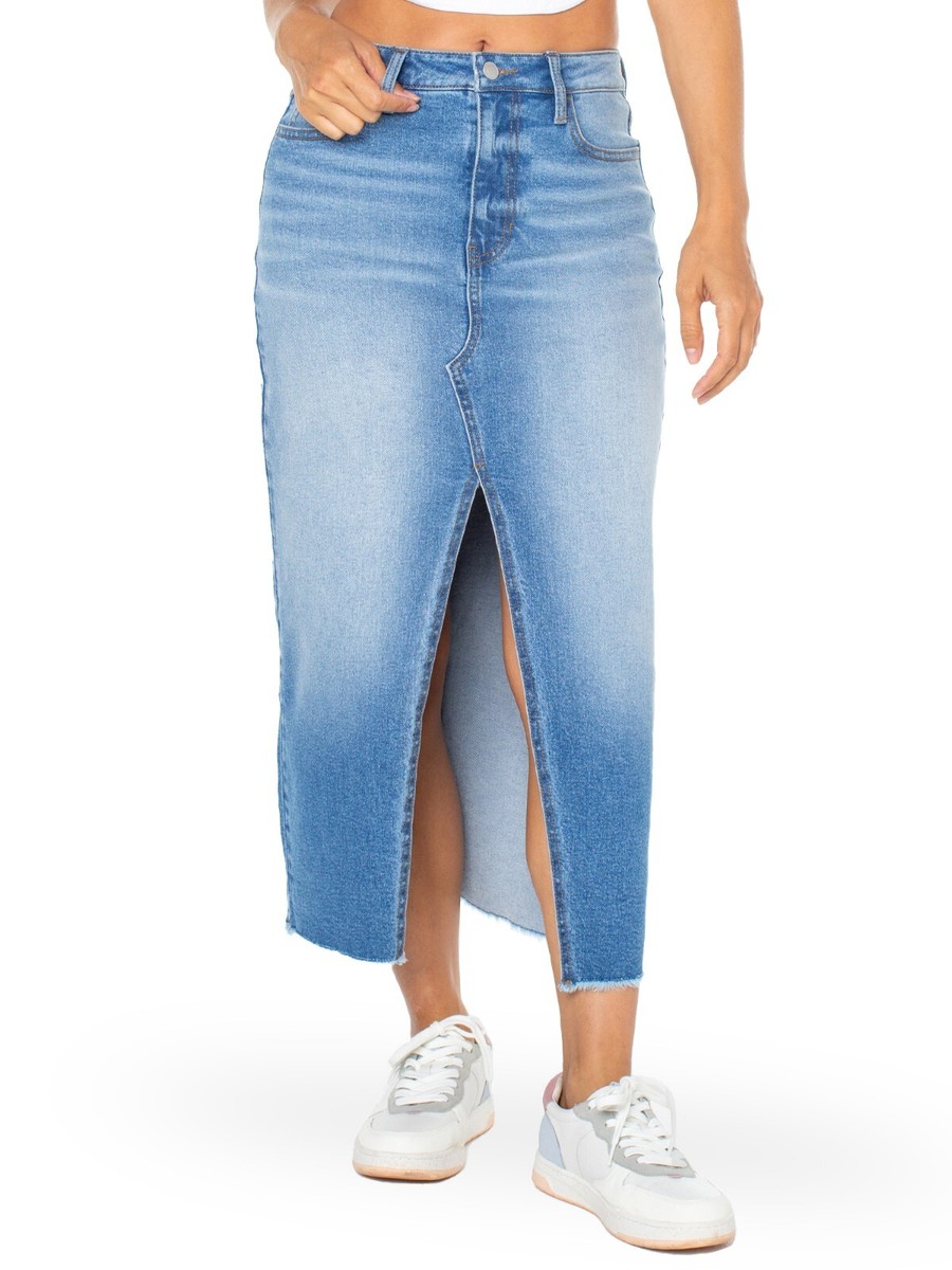 Pink Juniors Celebrity Pink Denim Skirt Celebrity Pink Juniors Fray