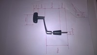 Shimano Fishing Reel Winding Handle. Please Refer To Pictures For Sizes. Shimano Fishing Reel Winding Handle. Please Refer To Pictures For Sizes.