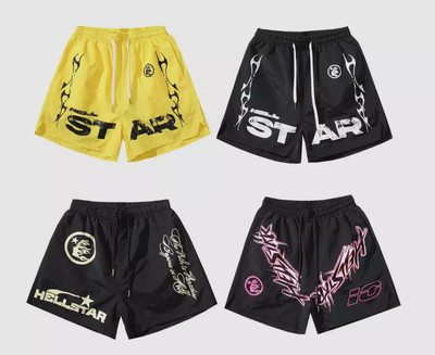 Men's Women's Streetwear hell printing star Sports shorts summer Shorts