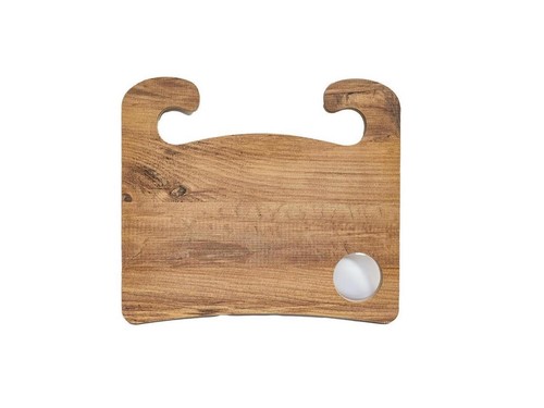 Table au volant table de voiture table de plateau support de boisson table d'ordinateur portable table à manger bois - Photo 2/7