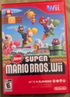 New Super Mario Bros. Wii (Nintendo Wii, 2009) CIB w/registration card