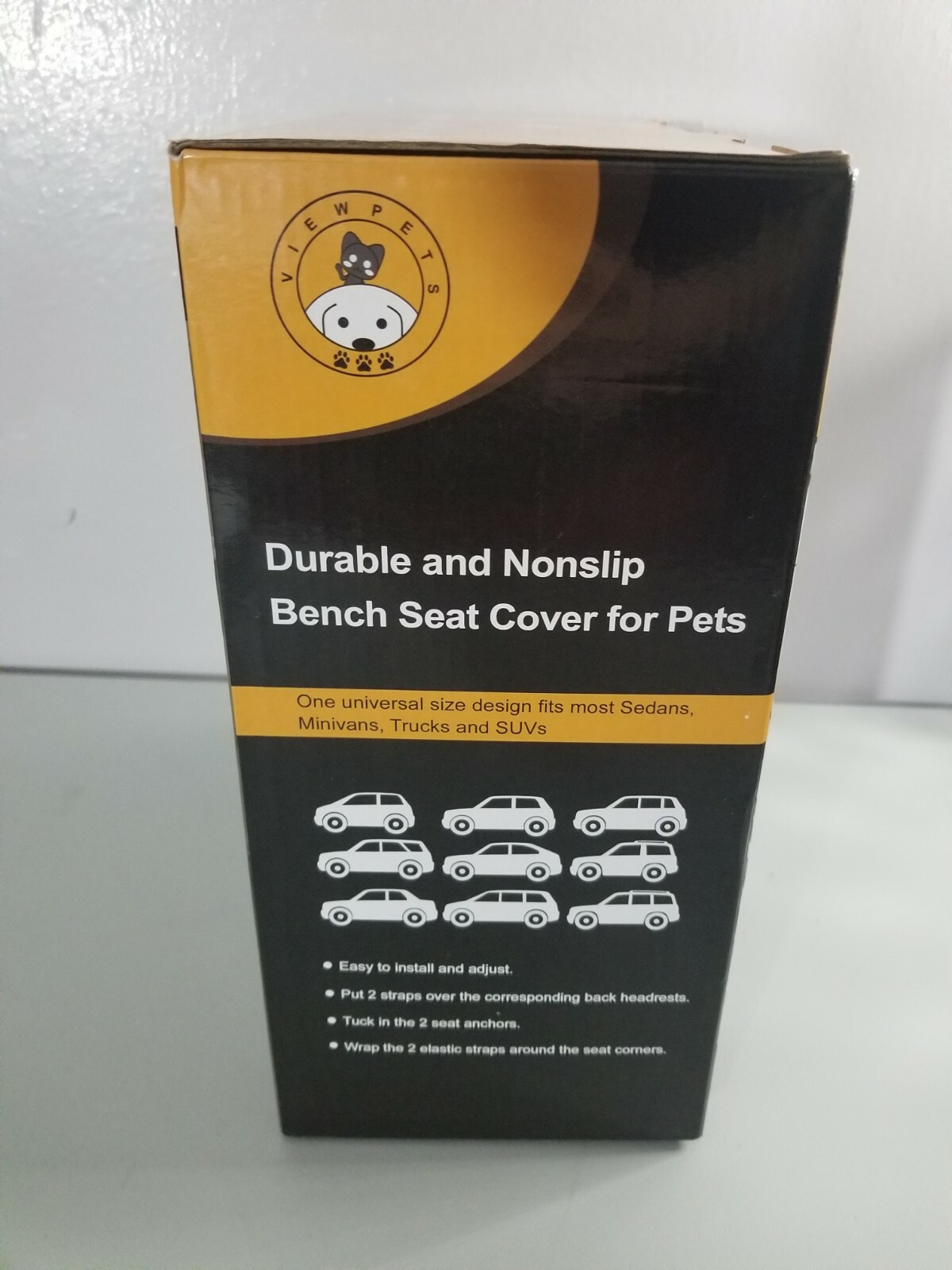 VIEWPETS Bench Car Seat Cover Protector Waterproof, HeavyDuty and