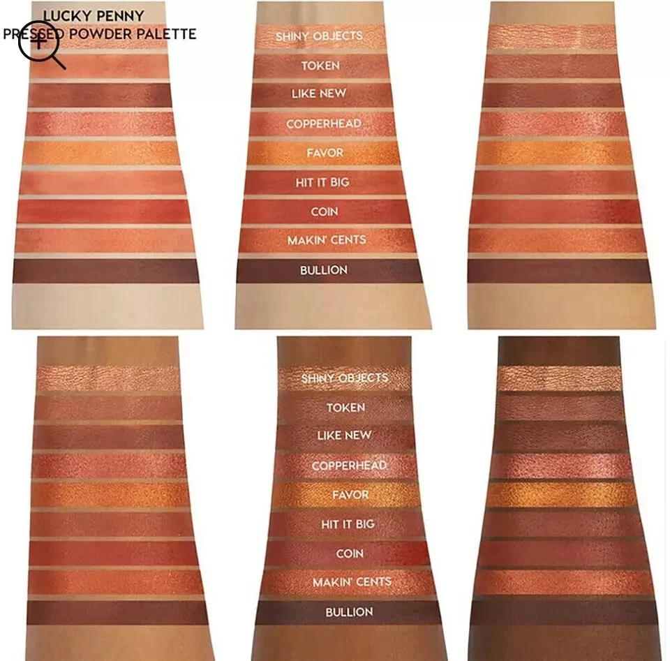 PALETA DE SOMBRAS DE OJOS EN POLVO PRENSADO COLORPOP LUCKY PENNY 9,00 G / 0,3 OZ TAMAÑO COMPLETO Foto 3 de 4