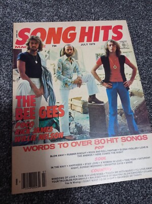 Song Hits Magazine  - Bee Gees -  Gibb Full Cover 1979