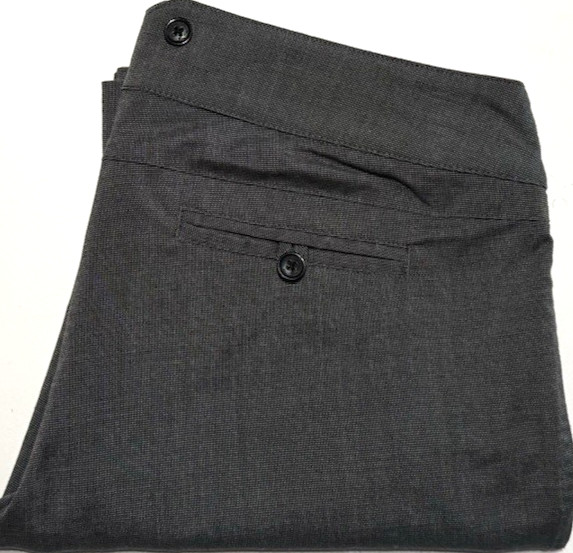 Ben Sherman Womens Size M Measured W33 x L31 Straight Leg Plaid Grey Pants
