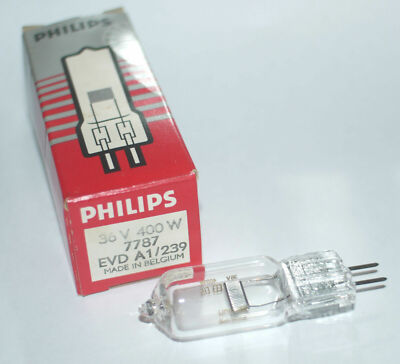 Projektionslampe Philips 7787 EVD A1 239 Speziallampe 400 Watt  36 Volt L14