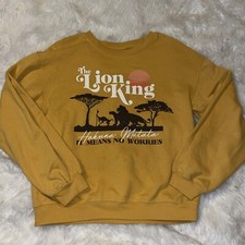The Lion King sweatshirt size medium Hakuna Matata it means no worries