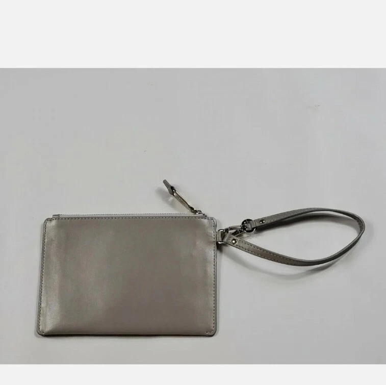 Cole Haan  gray wristlet clutch zip wallet  - Image 2 of 4