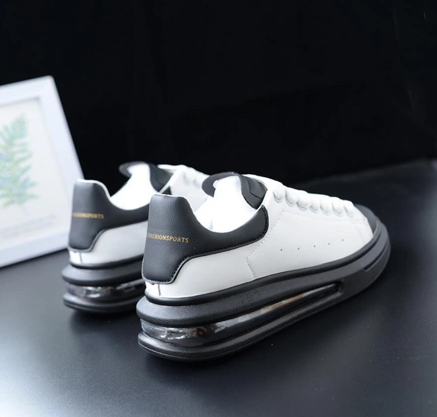 Aria Bianche Scarpe Fondo spesso da Sneakers Scarpe Sportive da Corsa Uomo Donna - Immagine 4 di 4